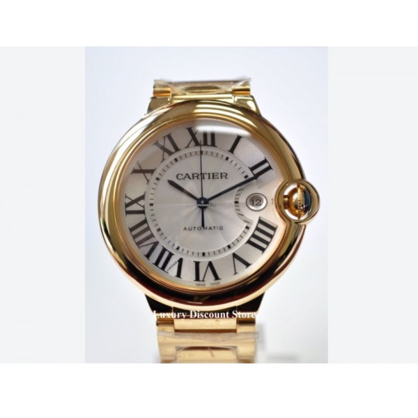 Cartier 18Kt Ballon Bleu Cartier 42mm W69005Z2 Yel...